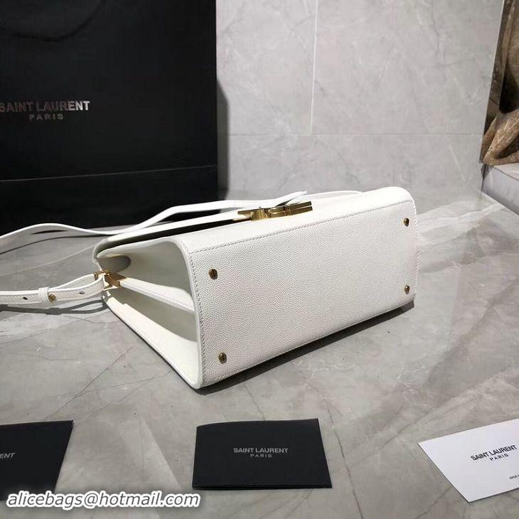 Discount Yves Saint Laurent Original Leather Bag Y578000 White