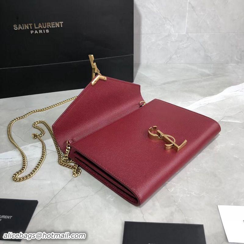 Affordable Price Yves Saint Laurent Original Leather Shoulder Bag Y582334 Red