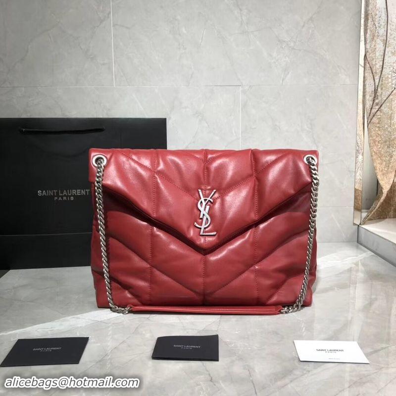 Discount Yves Saint Laurent Shoulder Bag Original Leather Y577475 Red