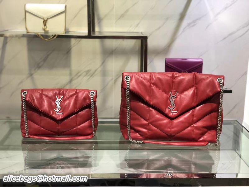 Discount Yves Saint Laurent Shoulder Bag Original Leather Y577475 Red