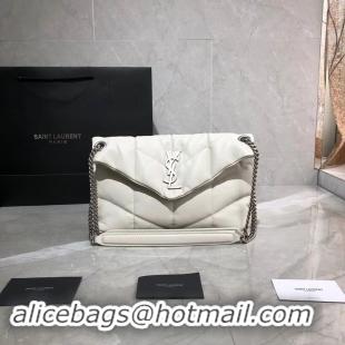 Good Quality Yves Saint Laurent Shoulder Bag Original Leather Y577476 White