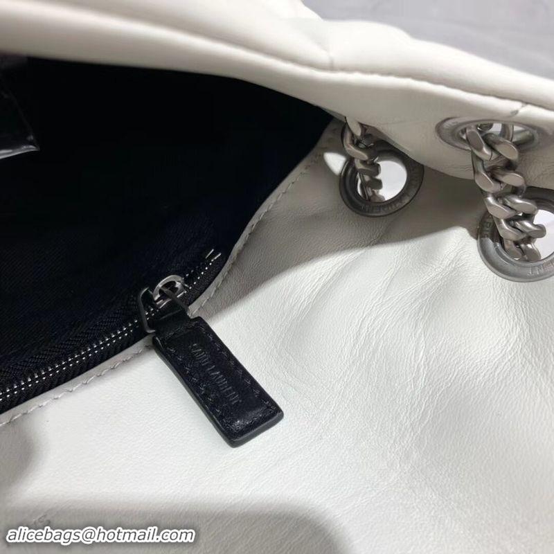 Good Quality Yves Saint Laurent Shoulder Bag Original Leather Y577476 White