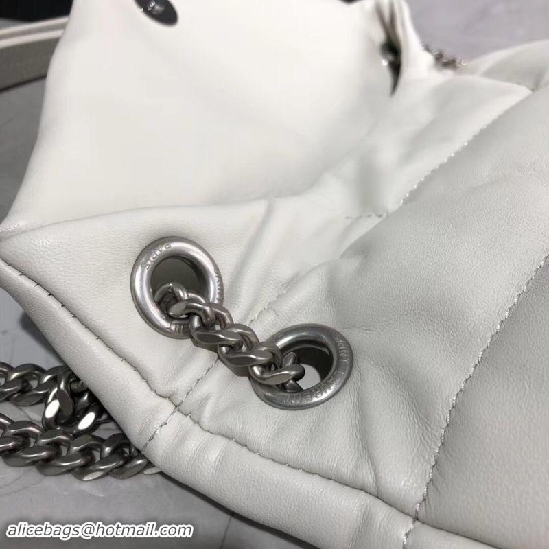 Good Quality Yves Saint Laurent Shoulder Bag Original Leather Y577476 White