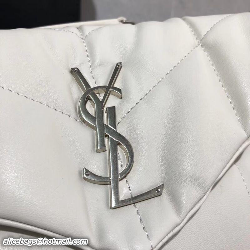 Good Quality Yves Saint Laurent Shoulder Bag Original Leather Y577476 White