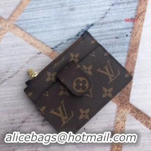 Luxury Hot Louis Vuitton ZIPPED CARD HOLDER M66531 black