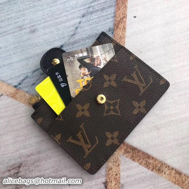 Luxury Hot Louis Vuitton ZIPPED CARD HOLDER M66531 black