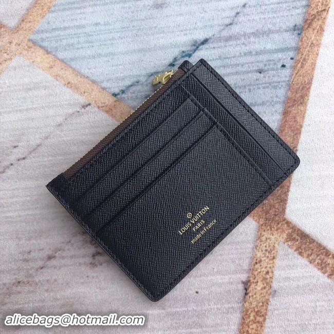 Luxury Hot Louis Vuitton ZIPPED CARD HOLDER M66531 black