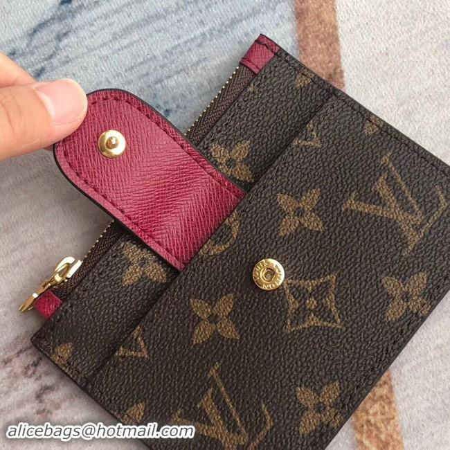 Discount Louis Vuitton ZIPPED CARD HOLDER M66531 purplish