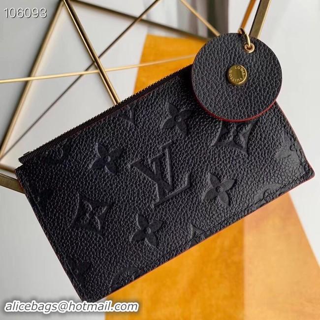 Good Quality Louis Vuitton ZIPPED CARD HOLDER M68338 Navy Blue