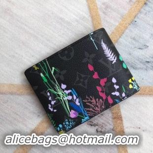 Classic Hot Louis vuitton MULTIPLE Wallet Monogram M60895 Black