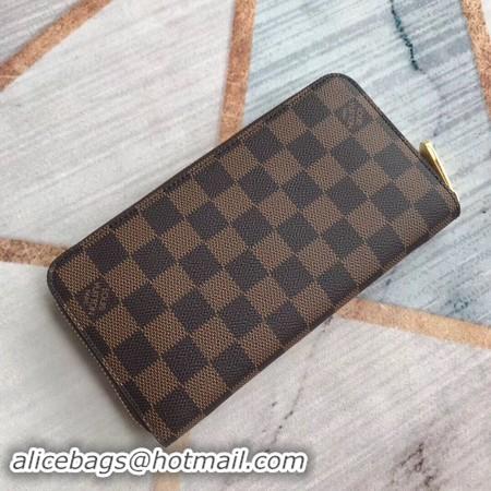 Unique Style Louis vuitton Monogram ZIPPY M60017 brown