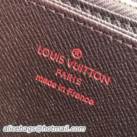 Unique Style Louis vuitton Monogram ZIPPY M60017 brown