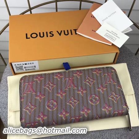 Cheap Price Louis Vuitton M68621 Zippy Wallet Monogram Pop Pink