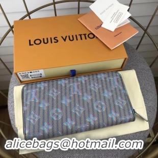 New Style Louis Vuitton M68621 Zippy Wallet Monogram Pop Blue