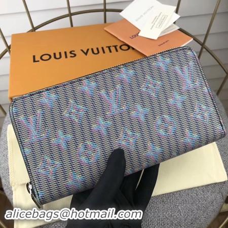 New Style Louis Vuitton M68621 Zippy Wallet Monogram Pop Blue