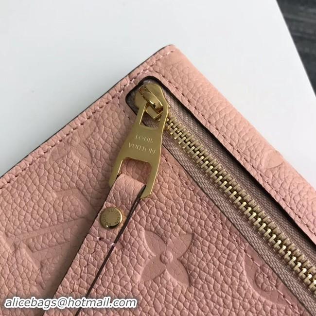 Top Grade Louis Vuitton card holder N60633 pink