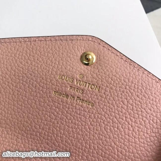 Top Grade Louis Vuitton card holder N60633 pink