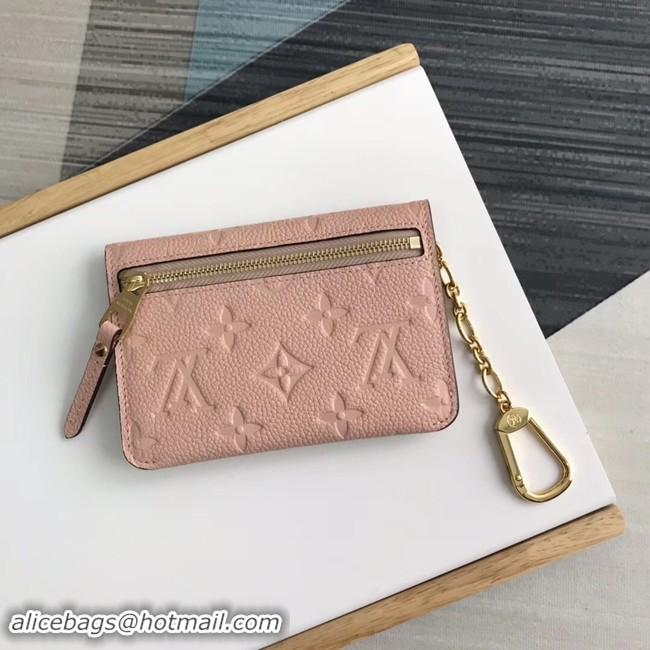 Top Grade Louis Vuitton card holder N60633 pink