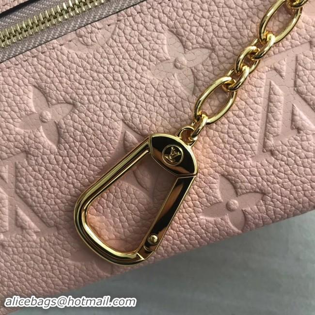 Top Grade Louis Vuitton card holder N60633 pink