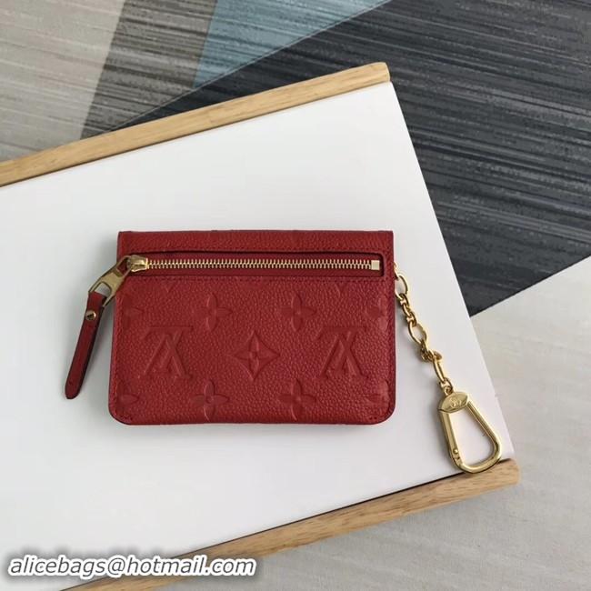 Unique Style Louis Vuitton card holder N60633 red