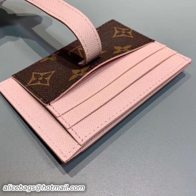 Best Grade Louis Vuitton Monogram Canvas Card Holder M61730 Pink