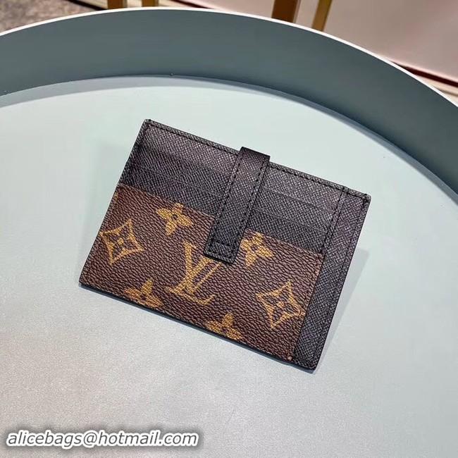 Best Product Louis Vuitton Monogram Canvas Card Holder M61730 Black