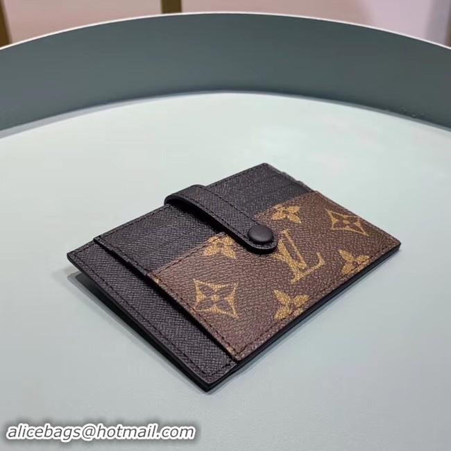 Best Product Louis Vuitton Monogram Canvas Card Holder M61730 Black