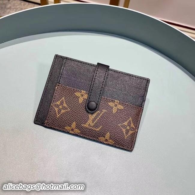 Best Product Louis Vuitton Monogram Canvas Card Holder M61730 Black