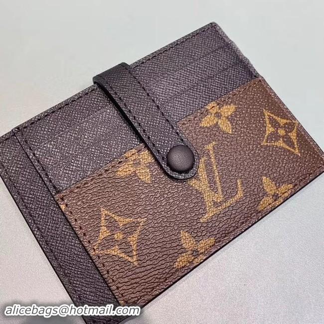 Best Product Louis Vuitton Monogram Canvas Card Holder M61730 Black