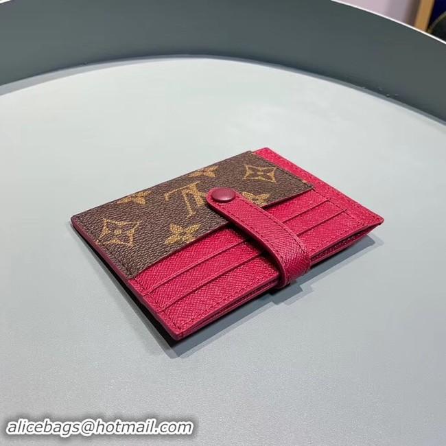 Sumptuous Louis Vuitton Monogram Canvas Card Holder M61730 Purple