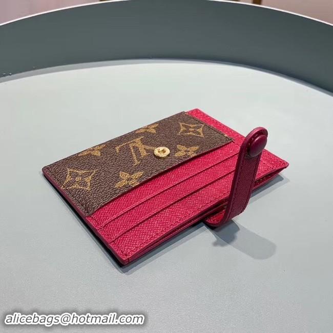 Sumptuous Louis Vuitton Monogram Canvas Card Holder M61730 Purple