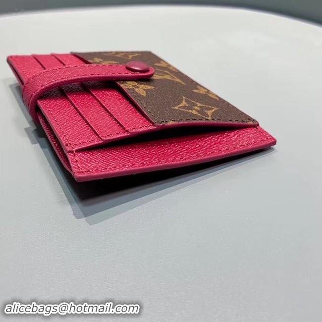 Sumptuous Louis Vuitton Monogram Canvas Card Holder M61730 Purple