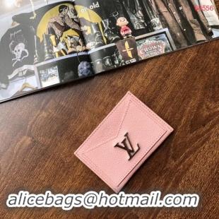 Hot Style Louis vuitton original LOCKME CARD HOLDER M68555 pink