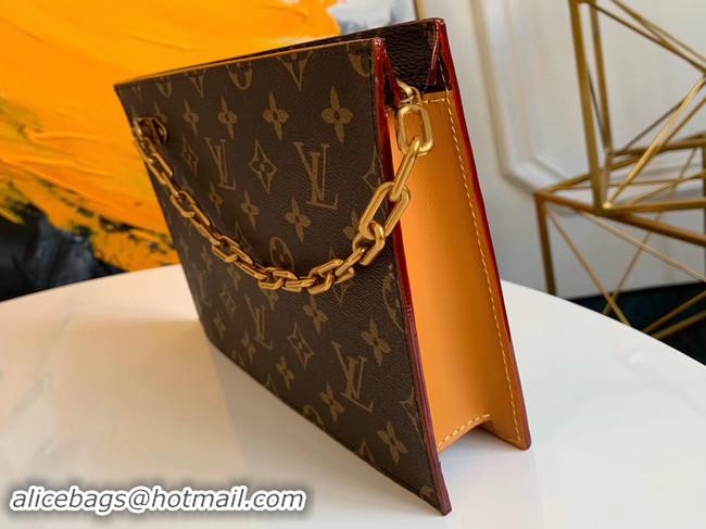 Shop Duplicate Louis Vuitton Original Monogram Canvas Zipper Clutch bag M44388