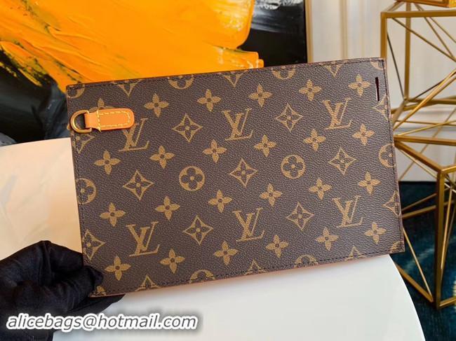 Shop Duplicate Louis Vuitton Original Monogram Canvas Zipper Clutch bag M44388