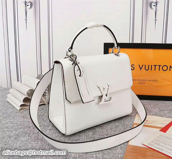 Discounts Louis Vuitton Original Epi Leather Grenelle Small Tote Bag M53694 White