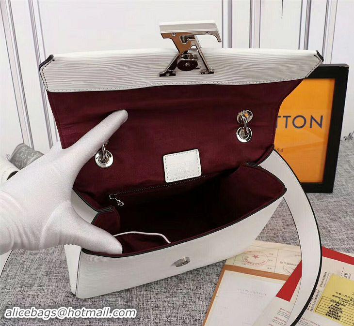 Discounts Louis Vuitton Original Epi Leather Grenelle Small Tote Bag M53694 White