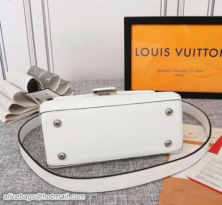 Discounts Louis Vuitton Original Epi Leather Grenelle Small Tote Bag M53694 White