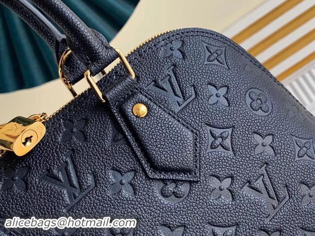 Sophisticated Louis Vuitton Original Monogram Empreinte NEO ALMA PM M44832 black