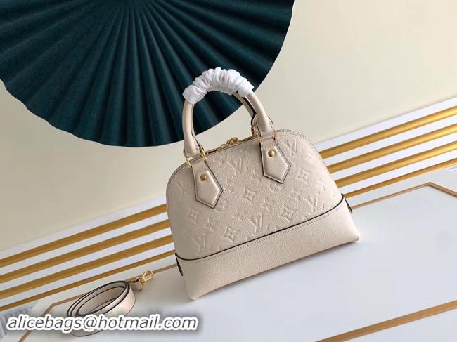 Duplicate Louis Vuitton Original Monogram Empreinte NEO ALMA BB M44866 white