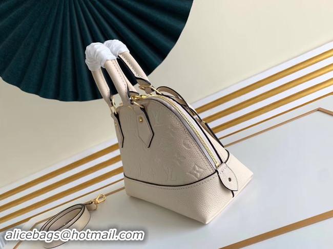 Duplicate Louis Vuitton Original Monogram Empreinte NEO ALMA BB M44866 white