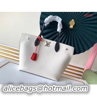 Good Product Louis vuitton original LOCKME GO M55028 white