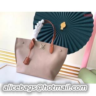 Best Grade Louis vuitton original LOCKME GO M55028 apricot