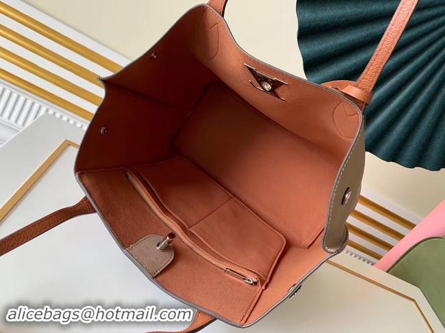 Best Grade Louis vuitton original LOCKME GO M55028 apricot