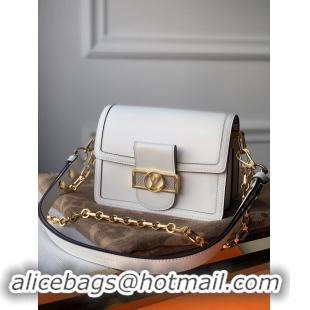 Luxury Louis Vuitton MINI DAUPHINE M55836 White