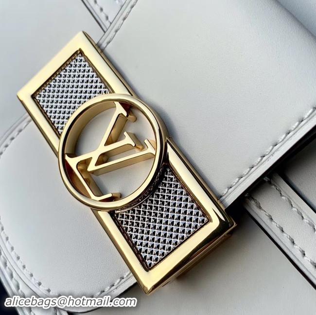 Luxury Louis Vuitton MINI DAUPHINE M55836 White