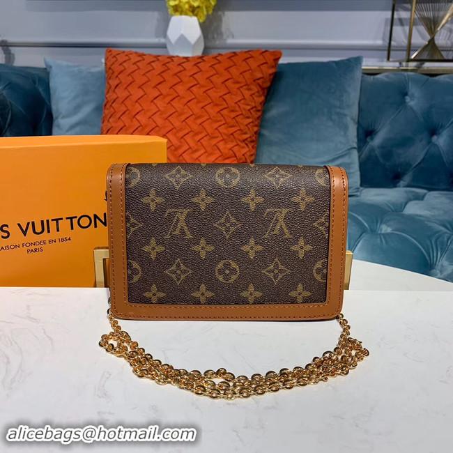 Unique Discount Louis Vuitton Original Monogram Canvas DAUPHINE CHAIN WALLET M68746