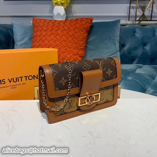 Unique Discount Louis Vuitton Original Monogram Canvas DAUPHINE CHAIN WALLET M68746