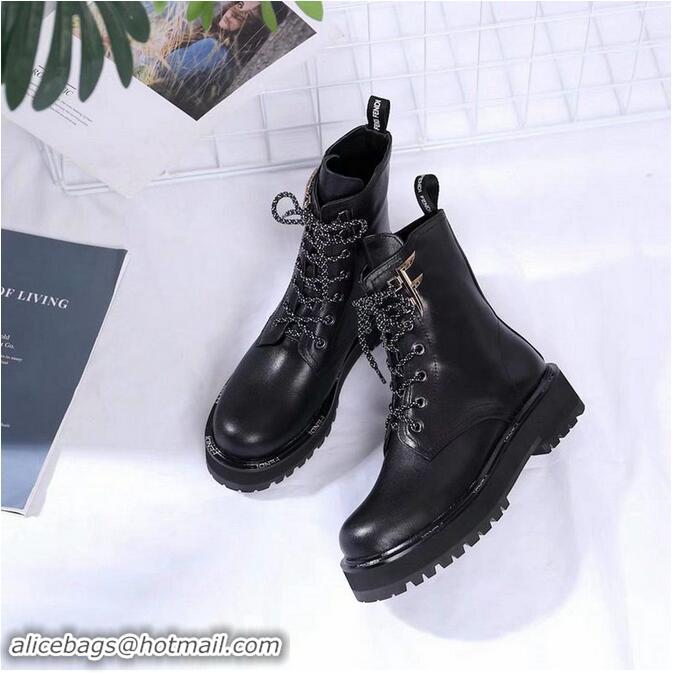 New Design Fendi Black Calf Leather Biker Boots F8T70