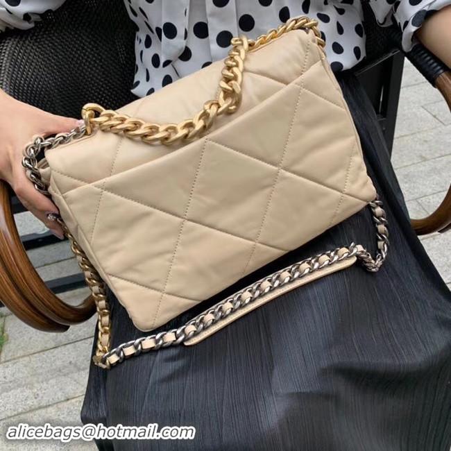 Good Looking Chanel 19 flap bag AS1161 Cream